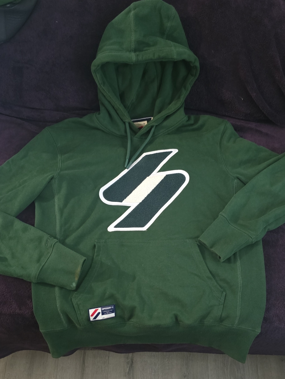 Superdry Green Pullover Hoodie